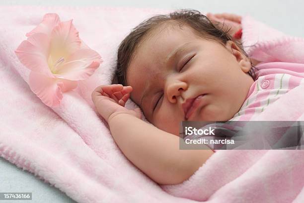 寝室の赤ちゃんと花 - カラー画像のストックフォトや画像を多数ご用意 - カラー画像, グラジオラス, ピンク色