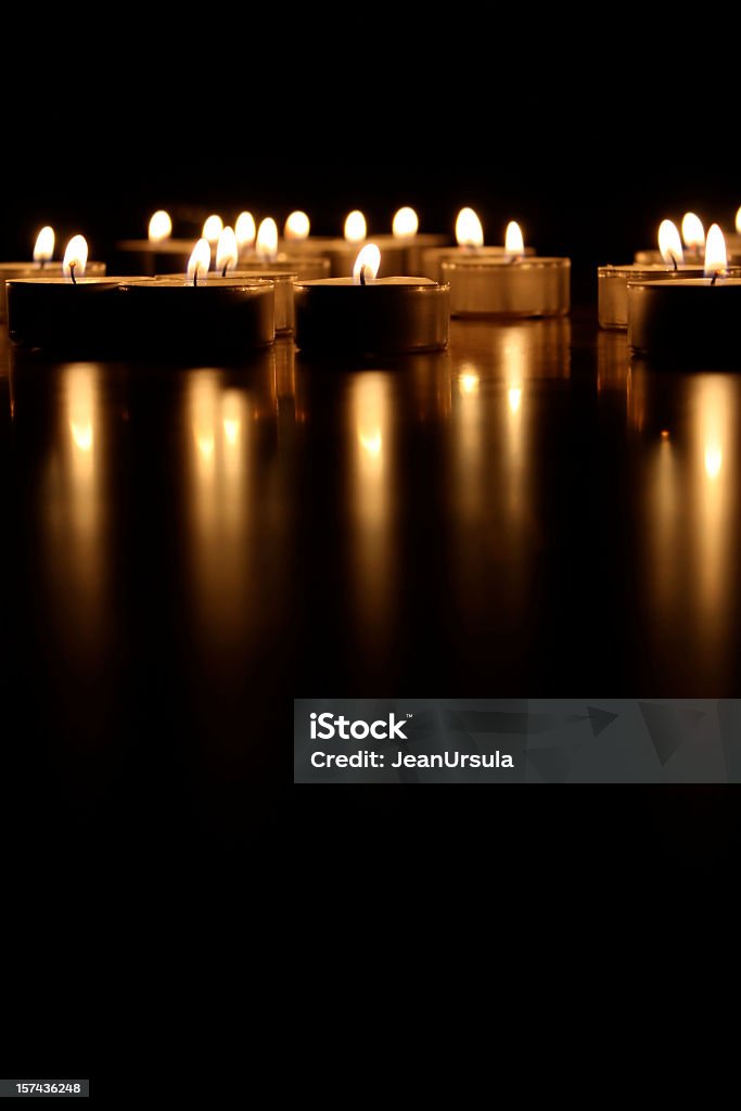 로망스어 - 로열티 프리 촛불-조명 장비 스톡 사진