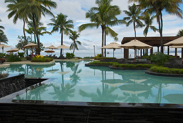 istock Fijian Pool at Resort 157436386
