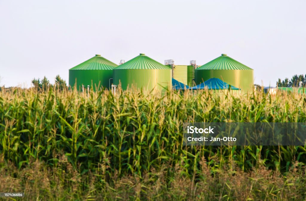 Biogas fahren-Industrie - Lizenzfrei Bio-Treibstoff Stock-Foto