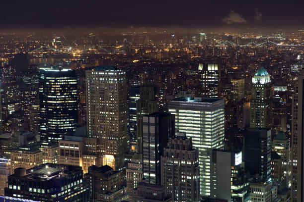 istock New York Skyline at Night 157436990