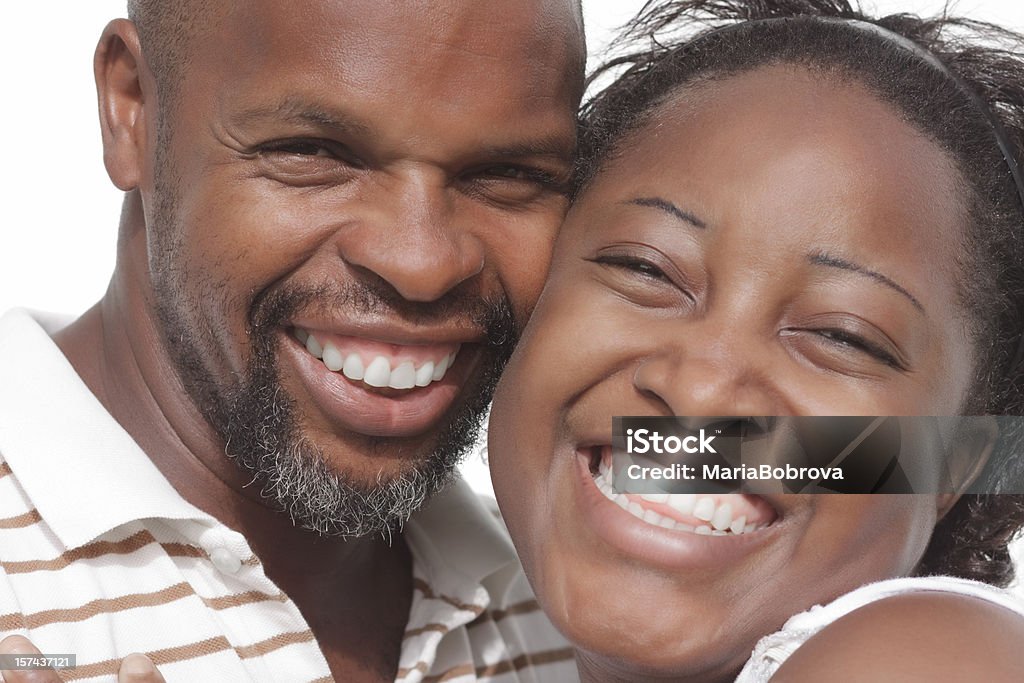 Glücklich verheiratetes Paar - Lizenzfrei Afrikanischer Abstammung Stock-Foto
