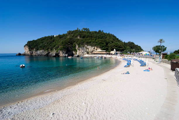 istock Corfu, Paleokastritsa beach 157437138