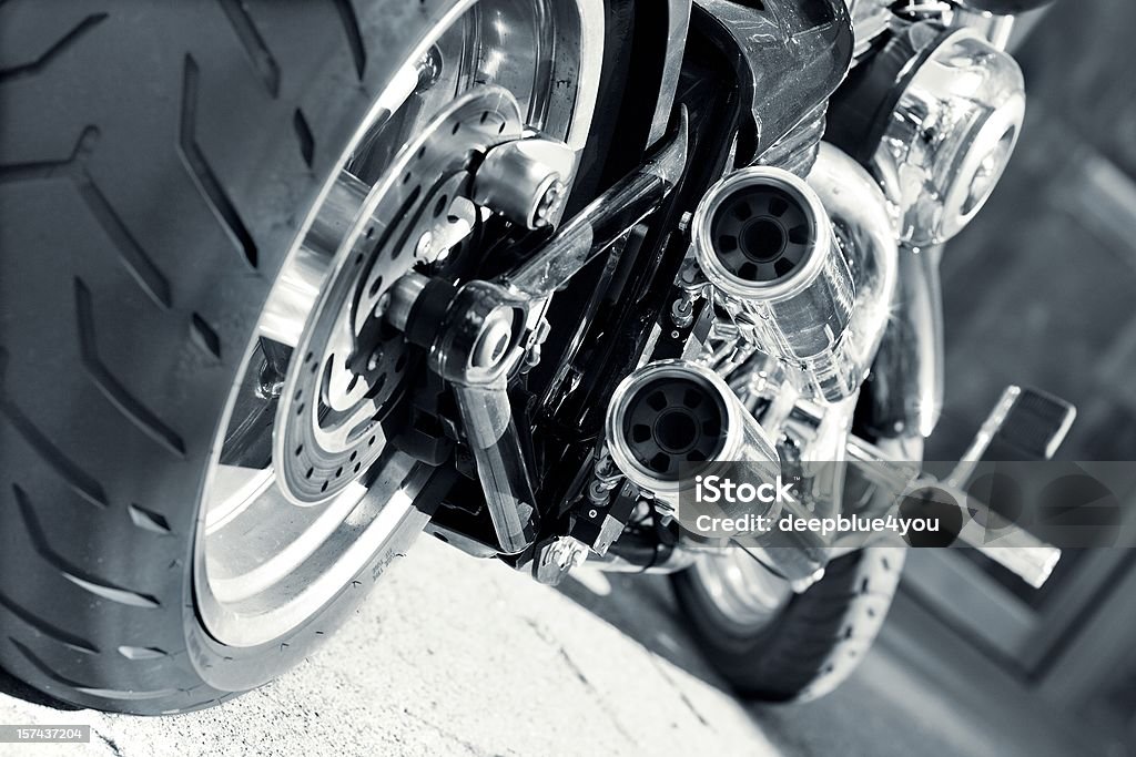 Motorbike Exhaust motorcycle exhaust Motorcycle Stock Photo
