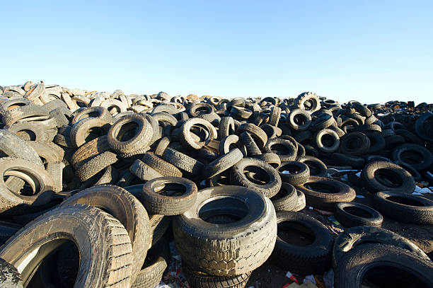 Tire Dump. stock photo