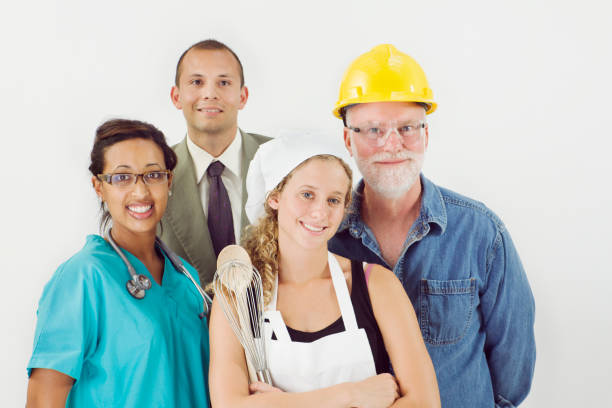 Occupation Group, Variety of Multi-Ethnic Diversity Workers and Professions