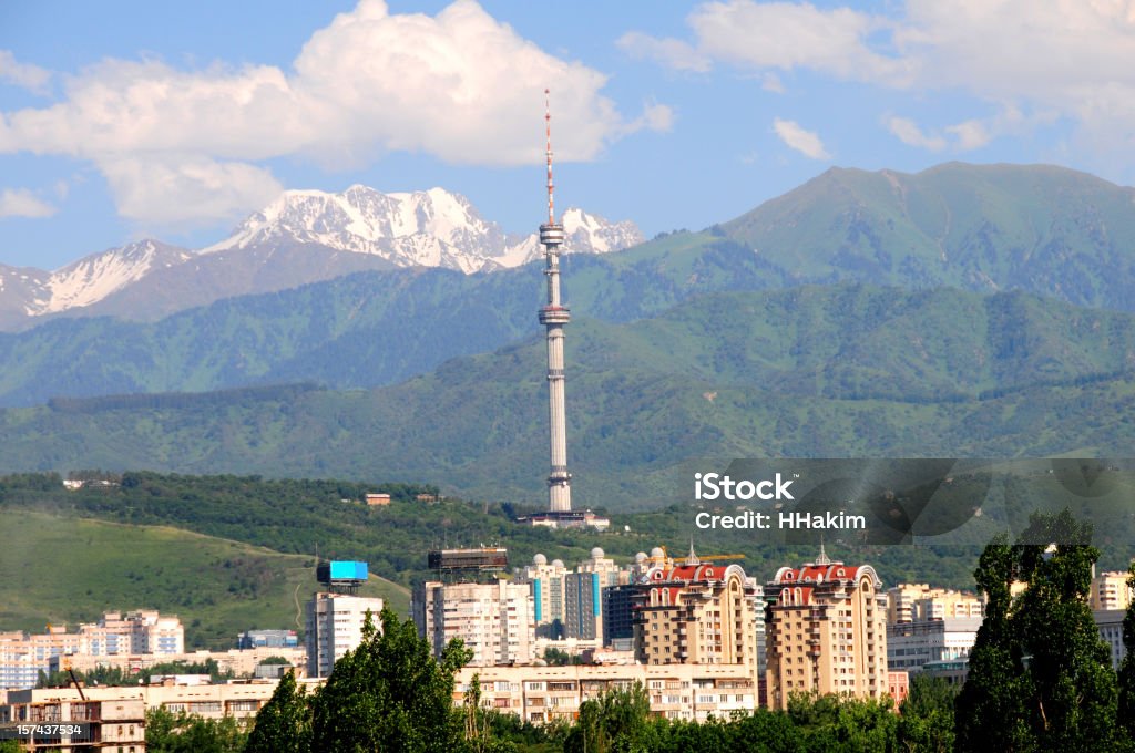 Kok Tobe Tower - Lizenzfrei Almaty Stock-Foto