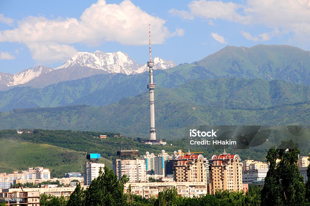Kok Tobe Tower - Foto stock royalty-free di Almaty