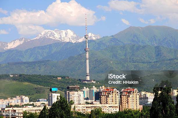 Kok Tobe Tower - Fotografie stock e altre immagini di Almaty - Almaty, Città, Kazakistan