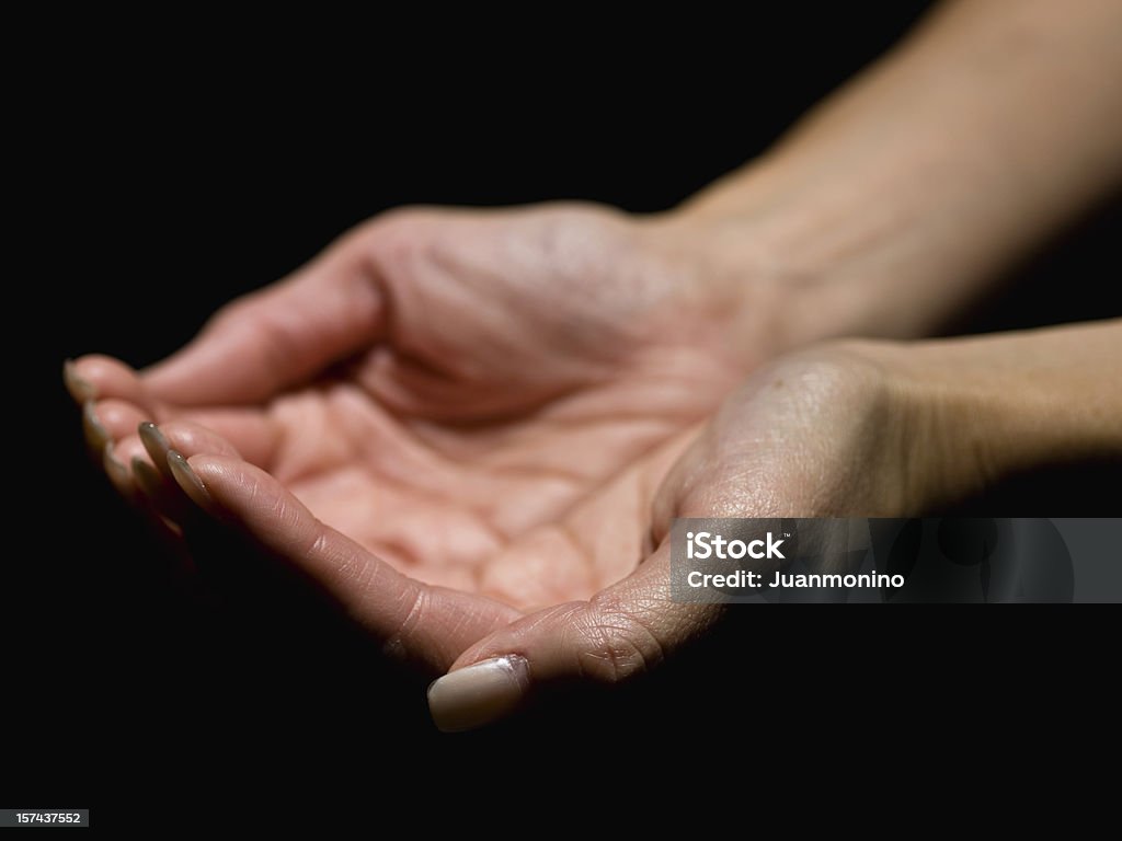 Женщины руки worshiping - Стоковые фото Открытый роялти-фри
