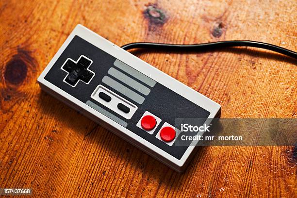Retro Game Console Controller Stock Photo - Download Image Now - Retro Style, Video Game, Old-fashioned