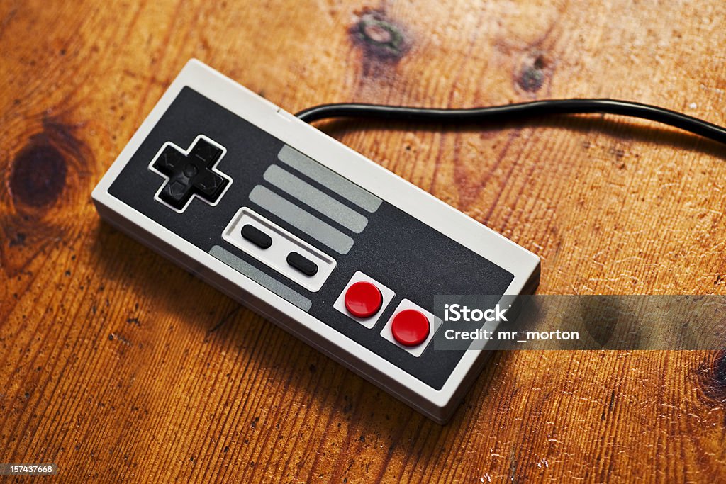 Retro Game Console controlador - Royalty-free Estilo retro Foto de stock