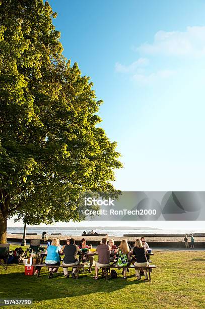 A Family Picnic On A Beautiful Day Stock Photo - Download Image Now - Family, Picnic, Eating