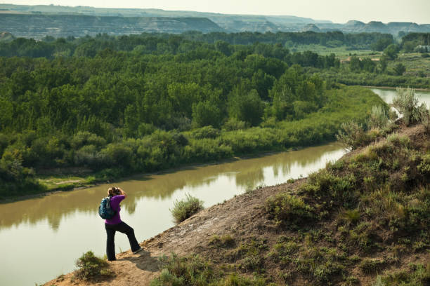 istock Tourist Taking Photos of Valley 157437791
