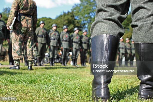 Inspecting The Troops Stock Photo - Download Image Now - World War II, Boot, Nazism
