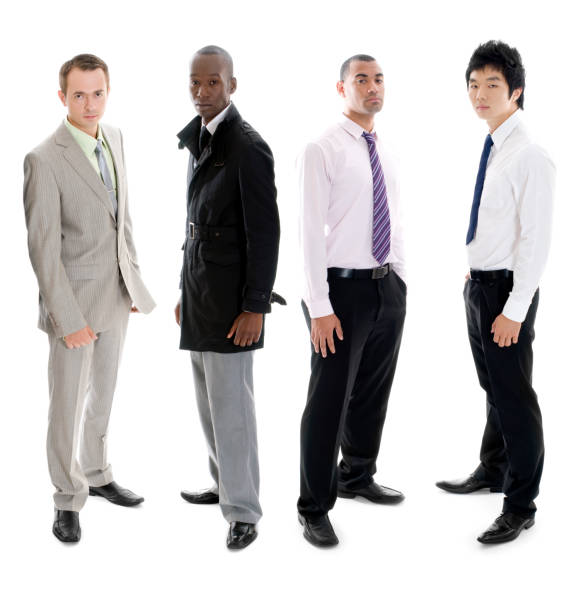 istock Businessmen Isolated on white background 157438131