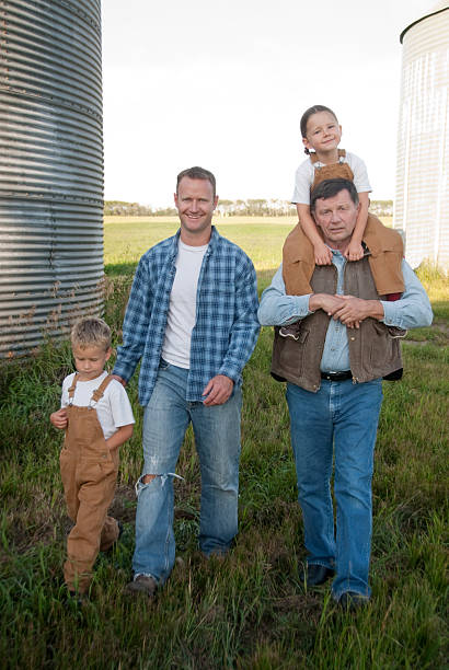 istock A family roaming around the farm 157438182
