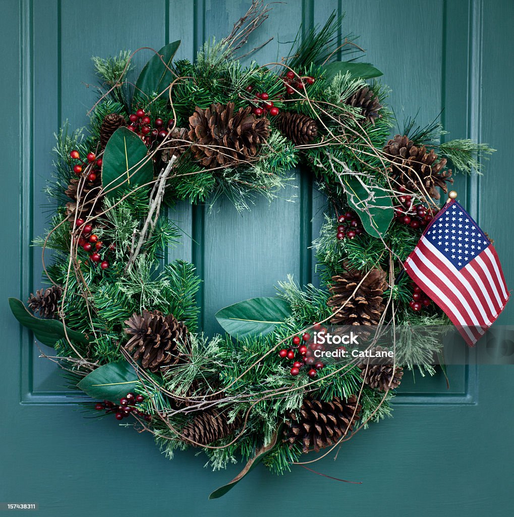 Couronne de vacances - Photo de Noël libre de droits