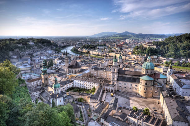 세레쿤다 오스트리아 - salzburg austria travel destinations famous place 뉴스 사진 이미지