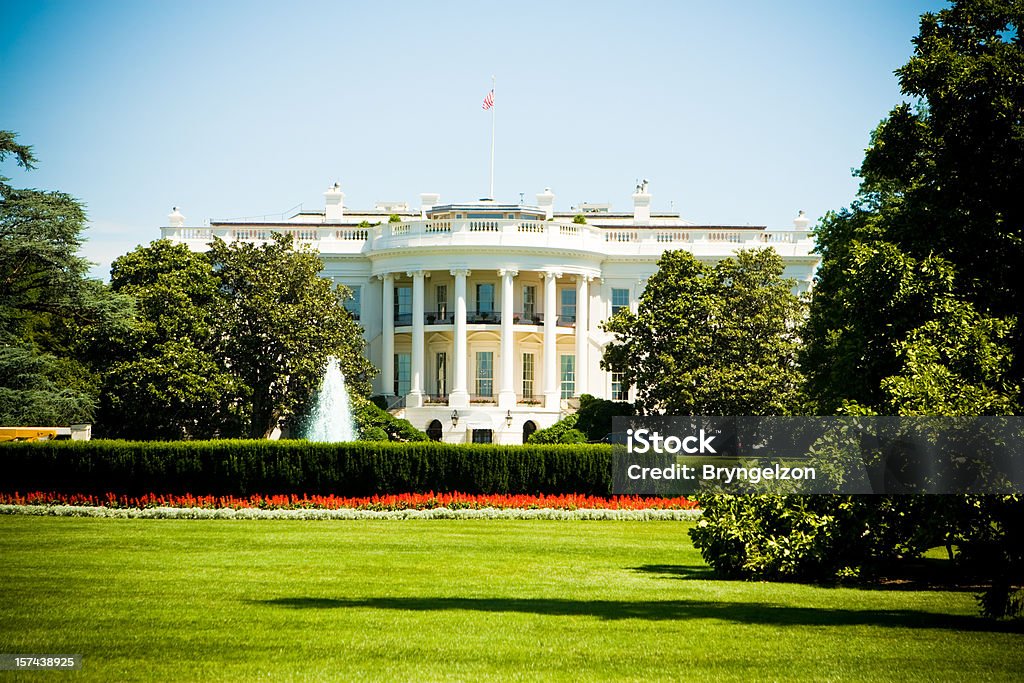 Nous la Maison Blanche - Photo de La Maison Blanche libre de droits