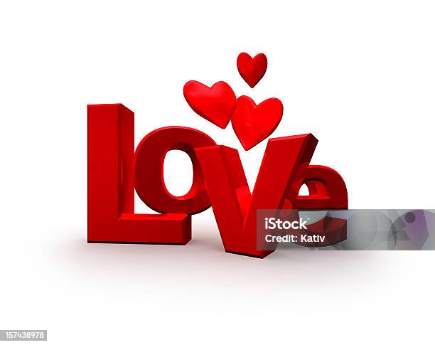 Valentinstag Liebe Stockfoto und mehr Bilder von Dreidimensional - Dreidimensional, Liebe, Dekoration