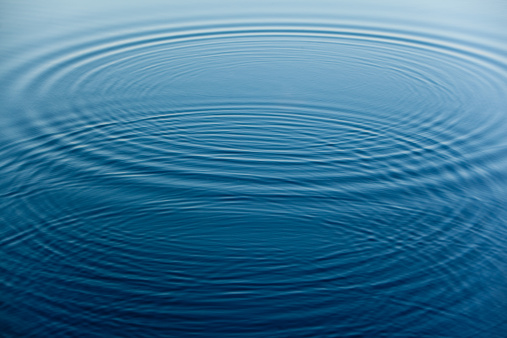 ripple on the water surface