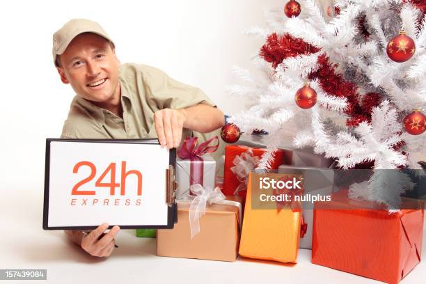 Consegna Express Aperta 24 Ore Su 24 Anche A Natale - Fotografie stock e altre immagini di 24 Hrs - Frase breve