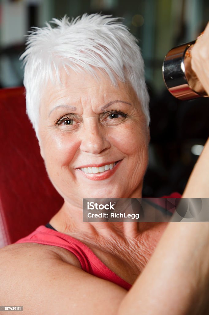 Ältere Frau Training - Lizenzfrei 60-69 Jahre Stock-Foto