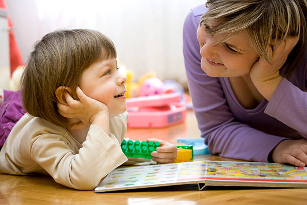 istock Mother and child playing together 157439661
