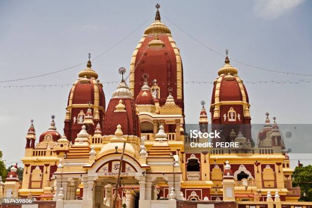 Tempio Birla Mandir Delhi India - Fotografie stock e altre immagini di Delhi - Delhi, Ambientazione esterna, Architettura