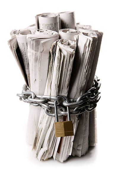 istock censoring the news paper 157439879