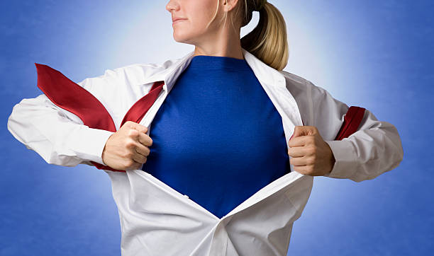 supergirl - pectoralis ストックフォトと画像