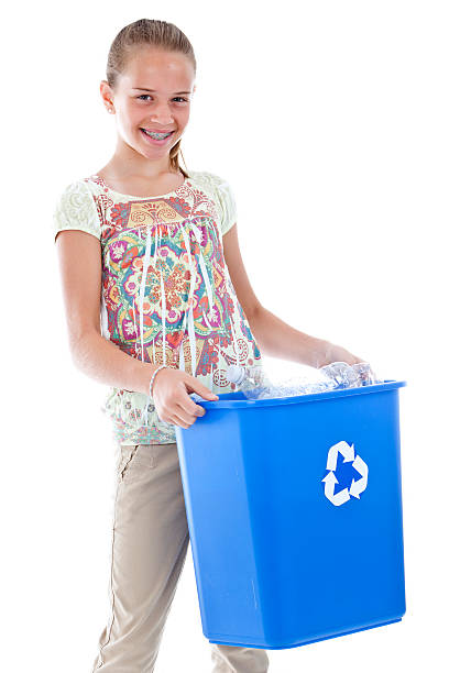 istock Recycling girl. 157440260
