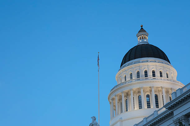 California State Capitol Dome stock photo