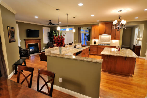 istock Domestic Kitchen in beautiful home interior. 157440620