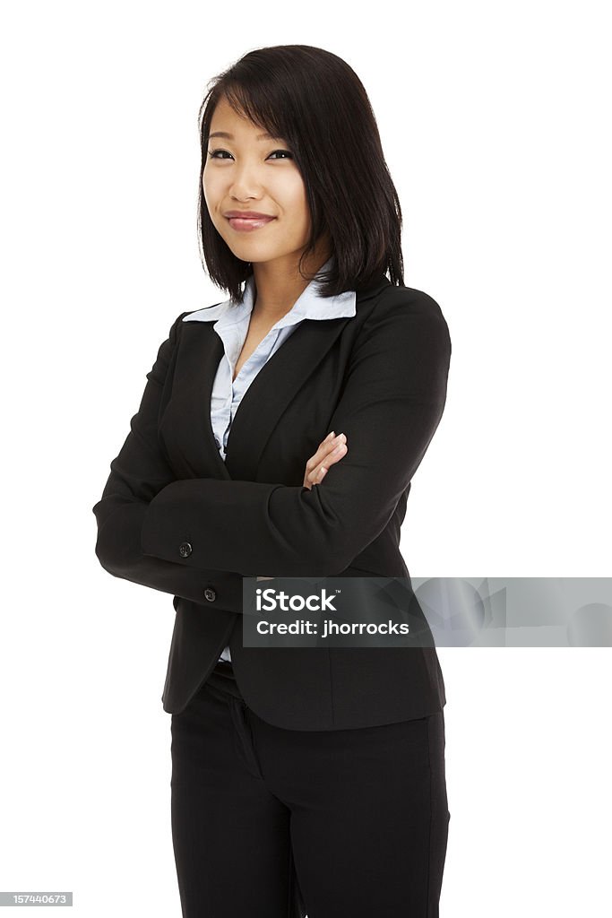 Confiante jovem Empresária - Foto de stock de Asiático e indiano royalty-free