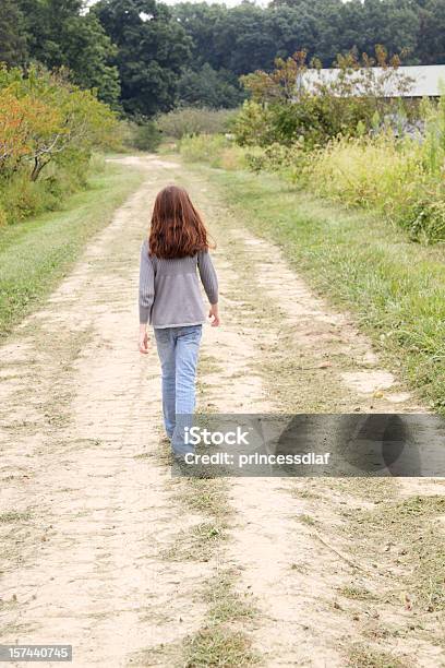 Walking Stock Photo - Download Image Now - Girls, Leaving, 10-11 Years