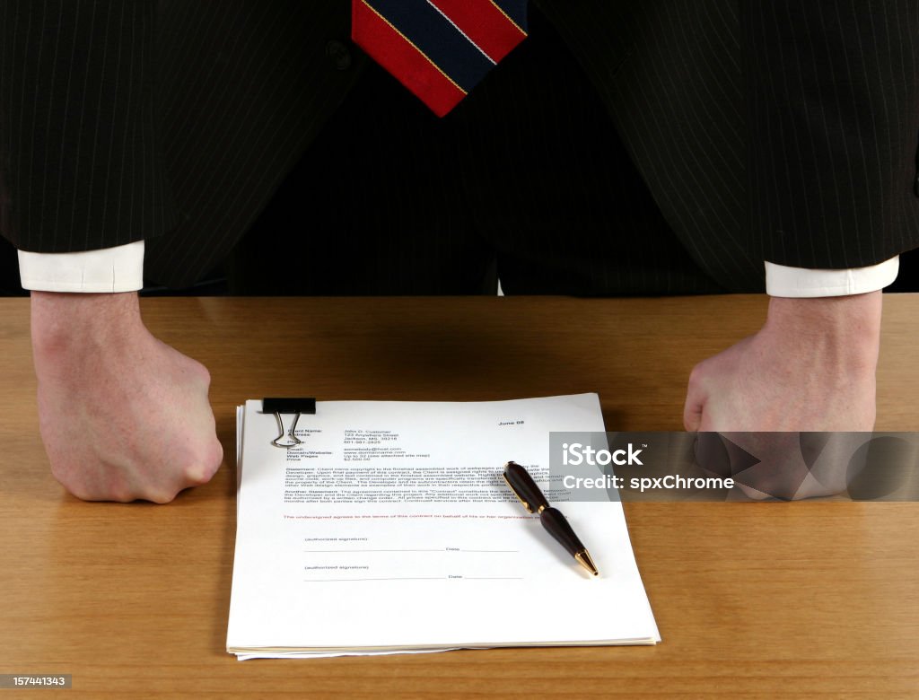 Offre de contrat - Photo de Contrat libre de droits