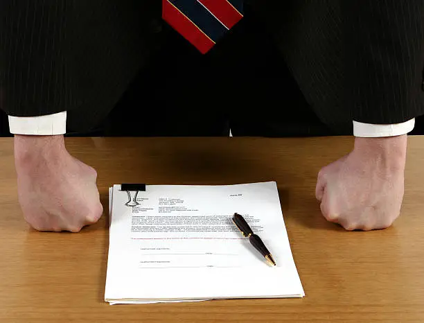 Photo of Contract Offer