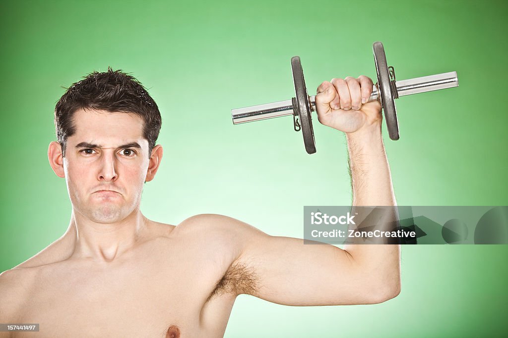 Retrato de hombre joven hermoso cuerpo - Foto de stock de Abdomen libre de derechos