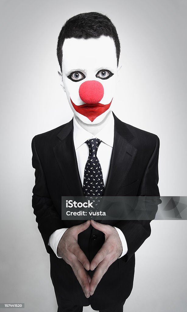 clown visage Homme d'affaires - Photo de Adulte libre de droits