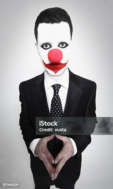 Photo libre de droit de Clown Visage Homme Daffaires banque d'images et plus d'images libres de droit de Adulte - Adulte, Affaires, Affaires d'entreprise