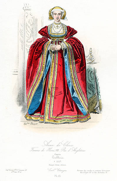 illustrazioni stock, clip art, cartoni animati e icone di tendenza di regina anna di clevès - anne of cleves