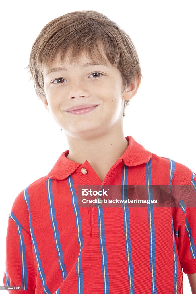 Lächelnde Junge. - Lizenzfrei 8-9 Jahre Stock-Foto