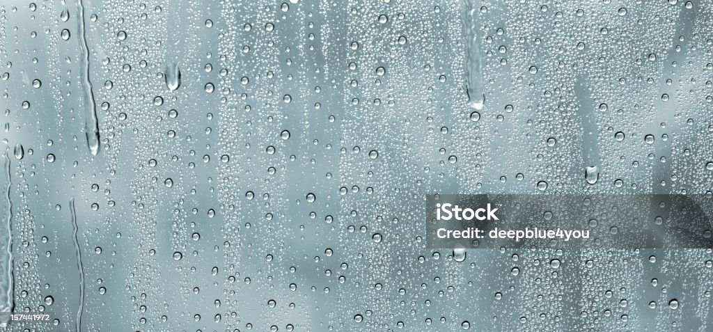 Wassertropfen auf Fenster - Lizenzfrei Regen Stock-Foto