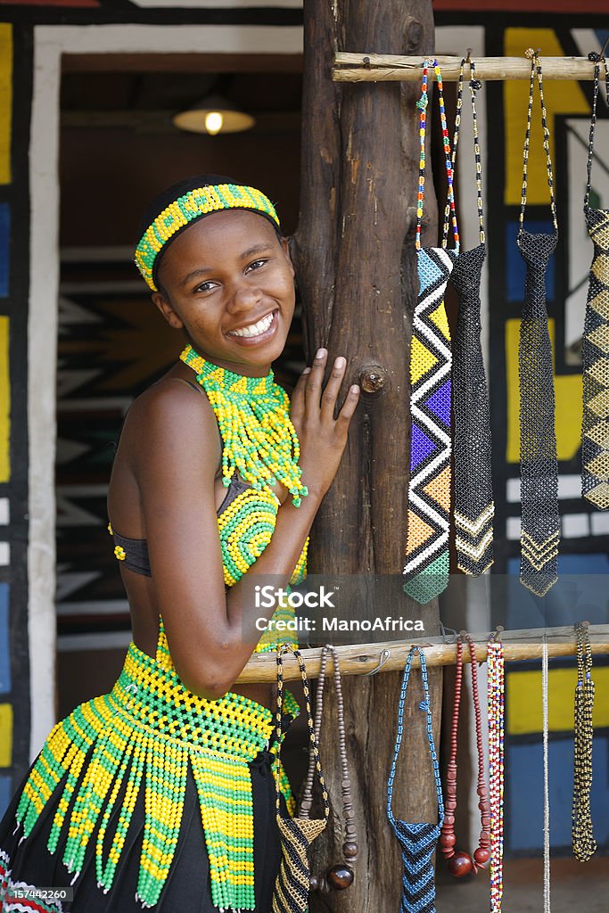 Bonita Jovem mulher África do Sul, Pedi - Royalty-free Adulto Foto de stock