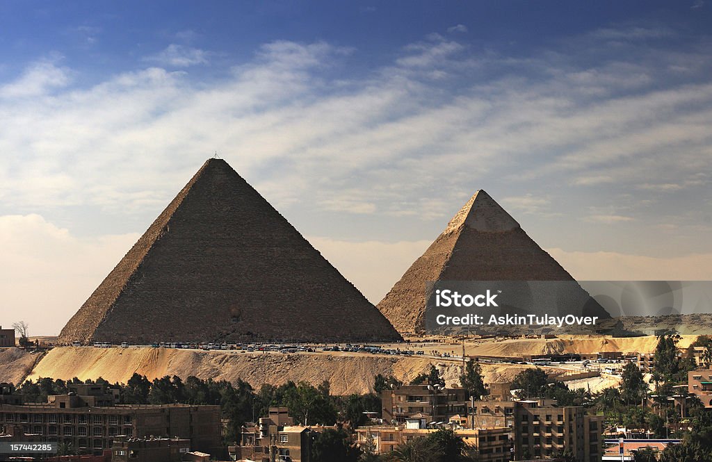 Pyramides - Lizenzfrei Kairo Stock-Foto