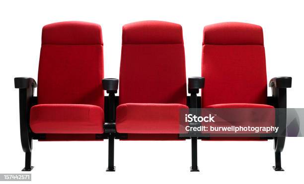 Tres Salas Aislado Foto de stock y más banco de imágenes de Sala de cine - Sala de cine, Asiento, Largometrajes