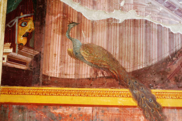 istock Roman fresco from Poppea's villa in Oplontis 157442702