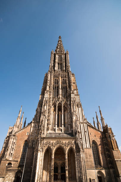 Ulm minster stock photo